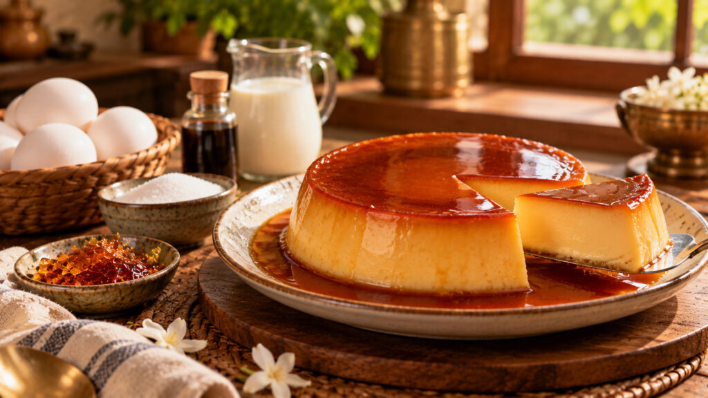 Festive Sweet Egg Pudding