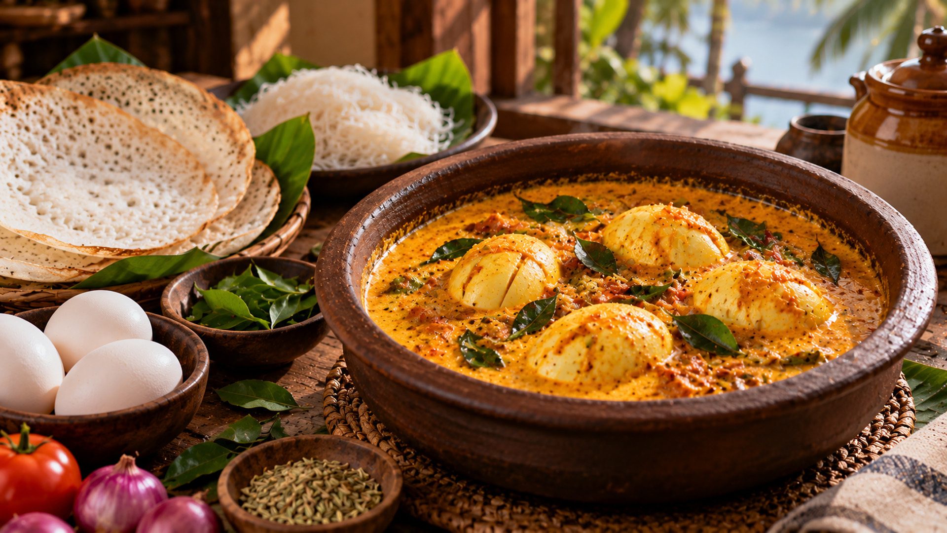 Aunt’s Kerala Coconut Egg Curry